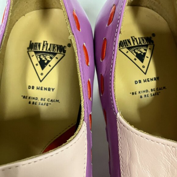 *BRAND NEW* Fluevog 2021 Operetta DR. HENRY, Purple/Red, Size 9.5 (best for 9)! - Picture 4 of 14